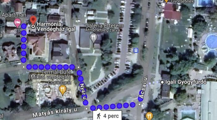 Apartamento Harmonia Vendeghaz 100 Meterre Az Igali Gyogyfuerdotol Exterior foto